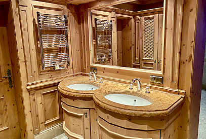 Chalet im alpinen Stil an der Skipiste