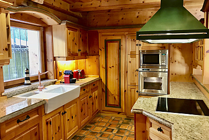 Alpine-style chalet on the ski slope