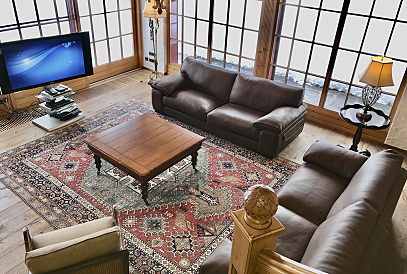 Alpine-style chalet on the ski slope