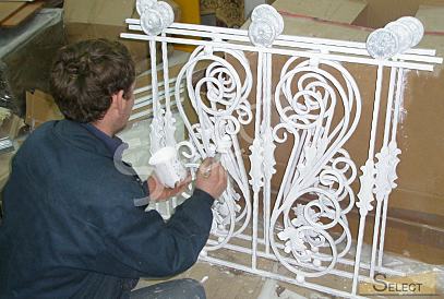 Luxurious palace in classical style with a lake