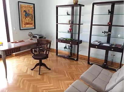 Italian lakeside villa with marina